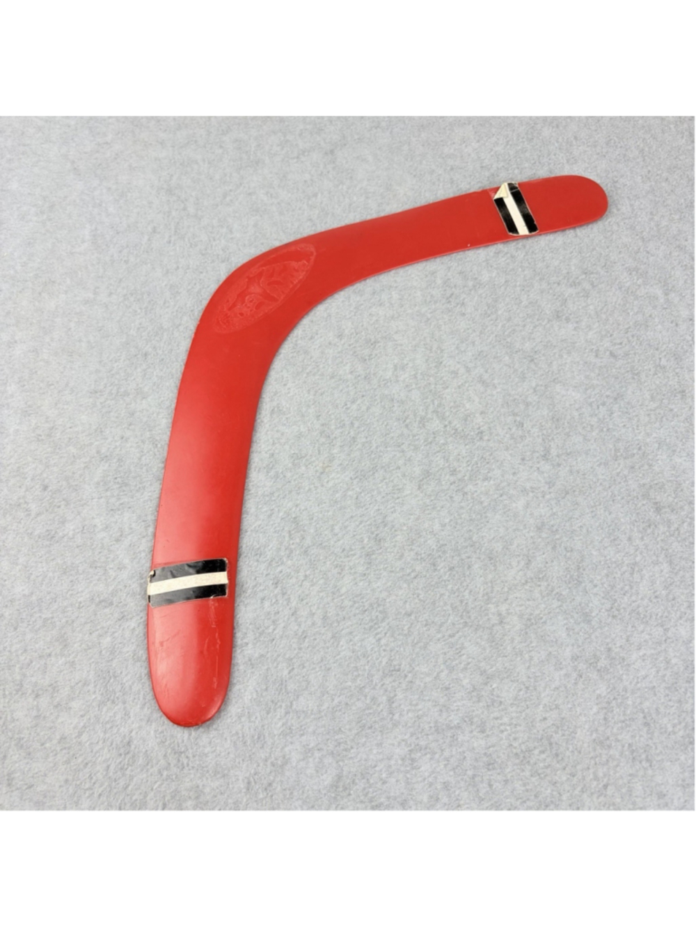 Vintage 1965 ~ Wham-O Aussie Boomerang ~ Original Red w/Black & White